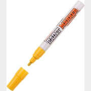 Маркер перманентный на основе жидкой краски MUNHWA Industrial желтый (IPM-08)