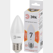 Лампа светодиодная E27 ЭРА STD LED B35 7 Вт 2700К (Б0028479)