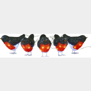 Фигура светодиодная UNIEL ULD-M1713-040/STA WHITE IP20 BIRDS5 Птички 17х13 см 40 диодов (UL-00007287)
