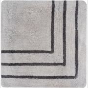 Коврик для ванной комнаты 60х60 см FORA Twister серый (FOR-TWR60-60BL)