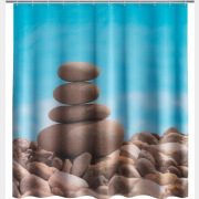 Штора для ванной комнаты 180x200 FORA Равновесие (PH08)