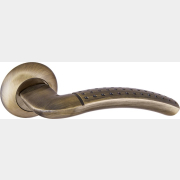 Ручка дверная на розетке PUNTO Logica TL ABG-6 зеленая бронза (37667)