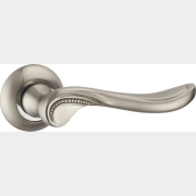 Ручка дверная на розетке PUNTO Arfa TL SN/CP-3 матовый никель, хром (33489)