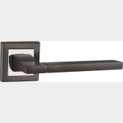 Ручка дверная на розетке PUNTO Tech QL GR/CP-23 графит, хром (37001)