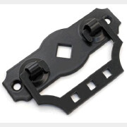 Ручка мебельная откидная STARFIX Готика РГ-100 черный матовый (SMP-31868-1)