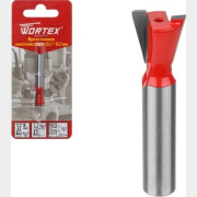 Фреза по дереву пазовая ласточкин хвост 12,7х12,7х45 мм WORTEX (0318100)