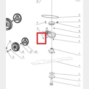 Винт травосборника для газонокосилки ECO LG-534 (92139)