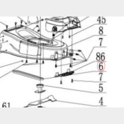 Ремень для газонокосилки ECO LG-634 (606414)