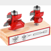 Набор рамочных фрез по дереву 2 штуки WORTEX (0318096)