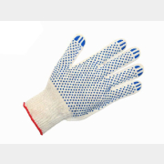 Перчатки хлопчатобумажные с ПВХ точечным покрытием КОНТИНЕНТ-СИТИ Стандарт 10 класс (203)