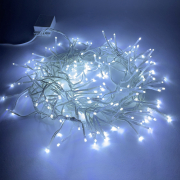 Гирлянда новогодняя светодиодная ЭРА Enin-WC Мишура 3,9 м 200 диодов белый/белый провод