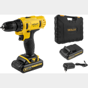 Дрель-шуруповерт аккумуляторная MOLOT MBD 1815-1 DLi (0329136)