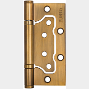 Петля дверная бабочка накладная 100х73 мм PUNTO 200-2B CF кофе