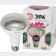 Фитолампа для растений полного спектра ЭРА FITO-15W-Ra90-E27 Е27 5 Вт