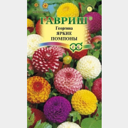 Семена георгины Цветочная коллекция Яркие помпоны ГАВРИШ 0,2 г (10006617)