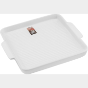 Блюдо керамическое квадратное PERFECTO LINEA Asian 24,5х21,5х2,3 см белый (17-124211)