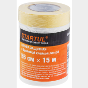 Пленка укрывная с бумажной клейкой лентой 0,55х15 м STARTUL Profi (ST9025-055)