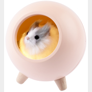 Ночник детский светодиодный ЭРА Хомяк NLED-468-1W-P розовый