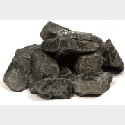 Камень для бани и сауны БАННАЯ ЛИНИЯ Габбро-диабаз колотый 20 кг (10-003)