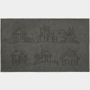 Коврик придверный влаговпитывающий 45х75 см SUNSTEP Домики (37-925)