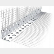 Уголок перфорированный штукатурный ПВХ KOLOTEK с сеткой 100х150 мм 2,5 м