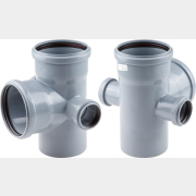 Крестовина двухплоскостная для внутренней канализации 110/110х87,5/50/50 РосТурПласт (36542)