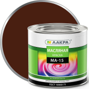 Краска масляная ЛАКРА МА-15 сурик 1,9 кг (00-00000663)