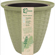 Кашпо для цветов INGREEN Green Republic d 21 см 4,5 л с техническим горшком 2,25 л Полынь (ING6213ЭКОПЛ)