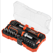 Отвертка реверсивная с набором бит и торцевых головок STARTUL Profi 31 предмет (ST3095-31)