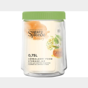 Емкость пластиковая для сыпучих продуктов SUGAR&SPICE Honey 0,75 л фисташка (SE224810050)