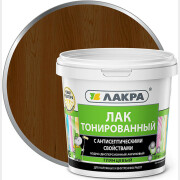 Лак акриловый ЛАКРА орех 0,9 кг