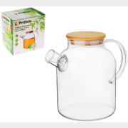 Заварочный чайник стеклянный PERFECTO LINEA Bamboo 1,6 л (38-160007)