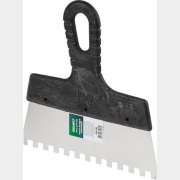 Шпатель фасадный зубчатый нержавеющий ВОЛАТ 200 мм зуб 6х6 мм (35050-2006)