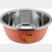 Миска из нержавеющей стали 26 см PERFECTO LINEA Romantic life Апельсин (24-012628)