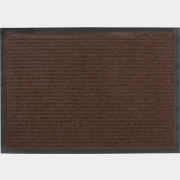 Коврик придверный влаговпитывающий 40х60 см SUNSTEP Ребристый коричневый (35-032)
