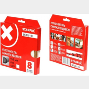 Уплотнитель тип D белый 9х8 мм STARFIX 6 м (SF1012-01)