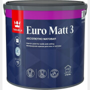 Краска акриловая TIKKURILA Euro Matt 3 база A 2,7 л (8558)
