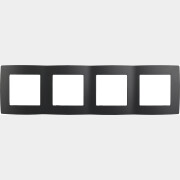Рамка четырехместная ЭРА антрацит (12-5004-05)