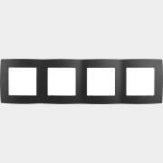 Рамка четырехместная ЭРА антрацит (12-5004-05)