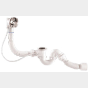 Сифон для ванны D70 с выпуском и переливом с гибкой трубой 40х40/50 BAKIMAY (0100101006)