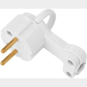 Вилка электрическая угловая 6 А 250 В BYLECTRICA (В6-060)