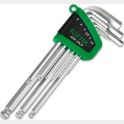 Набор ключей шестигранных 1,5-10 мм 9 предметов длинных TOPTUL (GSN-09LB)