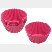 Форма для выпечки силиконовая кекс 6,5 см PERFECTO LINEA Fruit Dove 6 штук (20-100652)