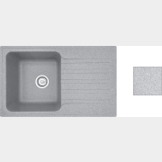 Мойка из искусственного камня AV ENGINEERING Art серый (AV770490AGRA)