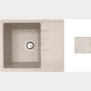 Мойка из искусственного камня AV ENGINEERING Platinum гранит (AV765495PGTA)