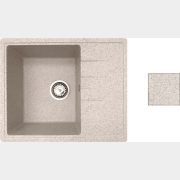 Мойка из искусственного камня AV ENGINEERING Platinum гранит (AV765495PGTA)