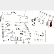 Крышка задняя для пушки тепловой ECOTERM GHD-50T (BGA2201-50-11)