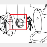 Двигатель для пушки тепловой ECOTERM EHR-02-1D (1606-02-5)