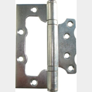 Петля дверная бабочка накладная 100 мм STARFIX белый цинк 2 штуки (SMM3-36556-2)