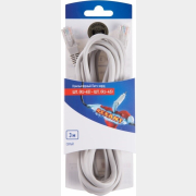 Патч-корд витая пара REXANT U/UTP 5e RJ45-RJ45 3 м серый (06-3203)